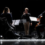 Sinfonia Casalinga; Serate musicali, Teatro Bruno Munari, Teatro del Buratto.Marcello Corti direttore
Carlotta Raponi, flauto traverso
Enrico Gabrielli, clarinetto basso
Yoko Morimyo, violino. Organizzatore: Silvio Oggioni
Sinfonia CasalingaCamillo Vittorio Lepido, violoncello
Maxine Gloria Rizzotto, pianoforte
Sebastiano De Gennaro, percussioni